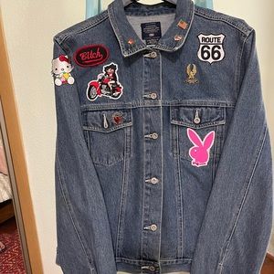 Women’s Biker Jeans Jacket XL